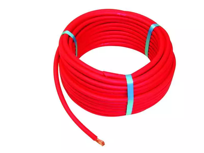 Câbles mono-conducteurs souples rouge 70mm2 pour batterie alternateur démarreur