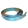 Tresse plate en cuivre étamé 16mm2 pour mise à la masse
