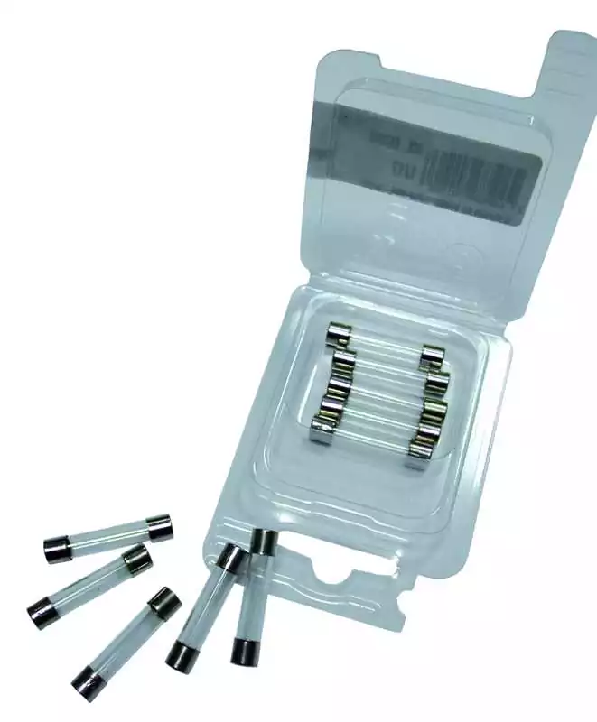 Boite 5 Fusibles verre 6X32mm 20 Ampères