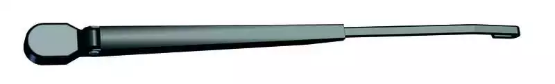 Bras d'essuie glace en inox finition noire 474/612mm réglable Bras standard W10 W12
