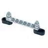 Barrette de raccordement 100A en laiton étamé 2 entrées 6mm et 12 sorties 4mm