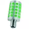 Ampoule 50 LED BAY15D verte