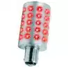 Ampoule 50 LED BAY15D rouge