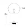 2 Ampoules sphériques 12V 5W Culot Dimensions BA15S