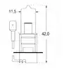Ampoule halogène 12V 100W Culot Dimensions H3 