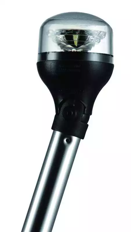 Feu blanc LED 360 degrés sur hampe 600MM 3 watt 12v