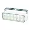 Projecteur à LED étanche boîtier blanc faisceau élargi 9 à 33V