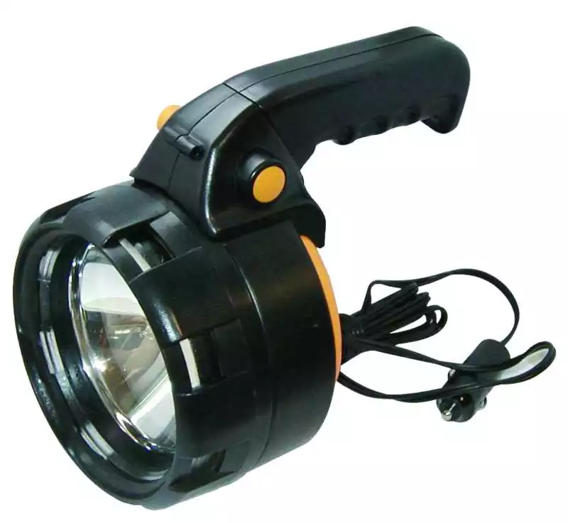 Projecteur à main halogène 12V poignée amovible 12V 55W avec prise allume cigare