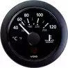 Thermomètre d'huile diamètre 52mm 12-24 noir Huile 150°C 300°F