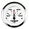 Indicateur température eau 120-240°F 52mm blanc