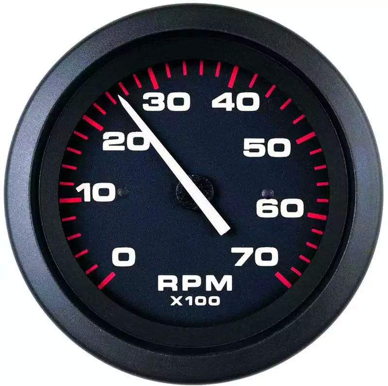 Compte-tours HB IB 0-7000 tr/mn 76mm Noir Emetteur Bobine ou alternateur O/B Compte-tours HB IB 0-7000 tr/mn 76mm Noir Emetteur Bobine ou alternateur O/B