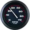Compte-tours HB IB 0-7000 tr/mn 76mm Noir Emetteur Bobine ou alternateur O/B