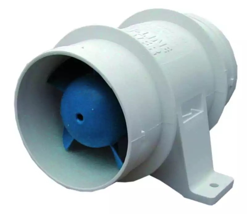 Ventilateur extracteur en ligne 3,8 m3/mn 24V diamètre 75mm