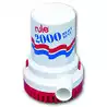 Pompe de cale débit 7571 L/H 12V Non automatique sortie 29mm 8,4 Ampères