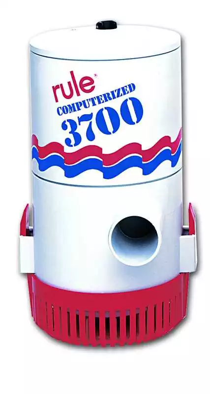 Pompe de cale RULE débit 14010 L/H 24V Non automatique sortie 38 mm 6,9 Ampères