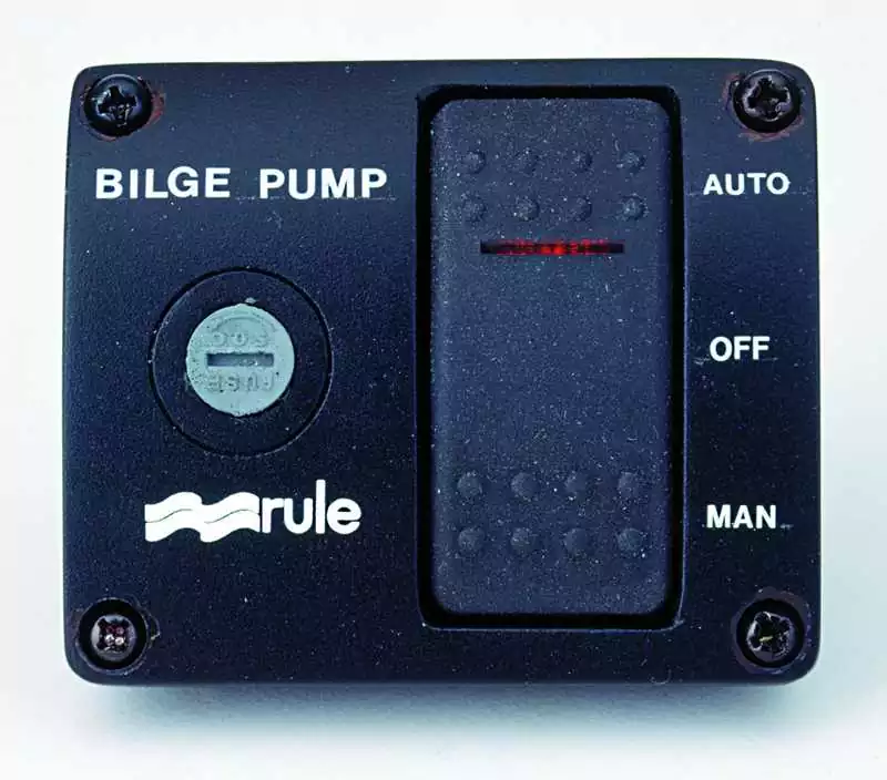 Tableaux protégé pompe à eau 3 positions avec voyant 24-32 Volts