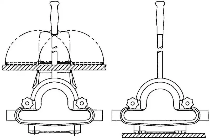 Pompe manuelle avec levier amovible débit 135 L/mn sortie 38 mm