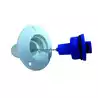 Nables plastiques noire pour tuyau diamètre 35-38 mm bouchon bleu