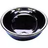 Lavabo rond en inox poli diamètre 335 mm sans bonde pour tuyau diamètre 25mm