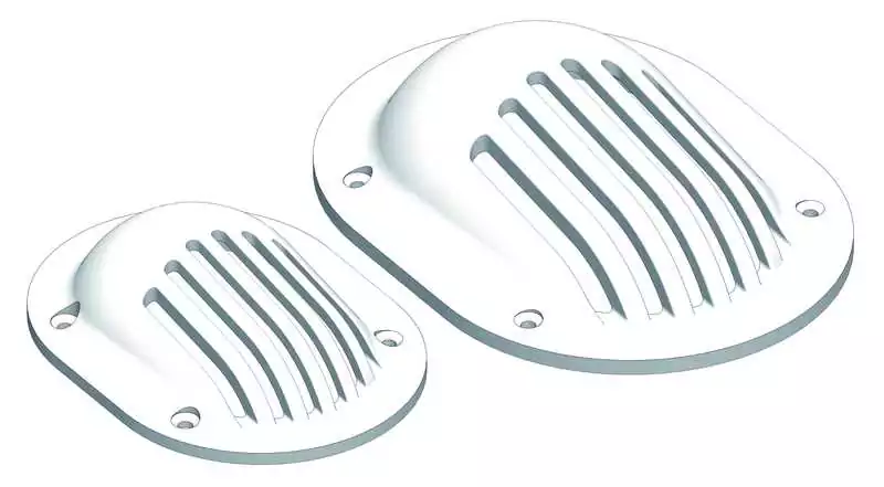 Crépine ronde pour passe-coque diamètre 32 mm en polymère renforcé