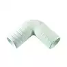Raccord coudé 90 degrés Male Male 38/38 mm blanc