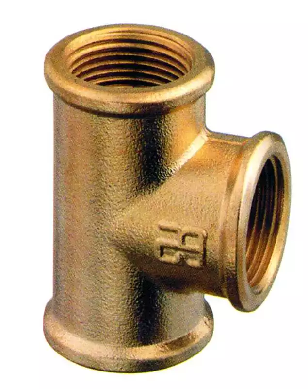 Raccord en Té Laiton Femelle 1"1/2 40/40/40mm