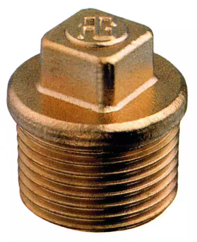 Bouchon mâle Laiton 1"1/2 diamètre 40 mm
