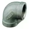 Raccord coudé inox 90 degrés 1/4" Femelle Femelle  8/8 mm