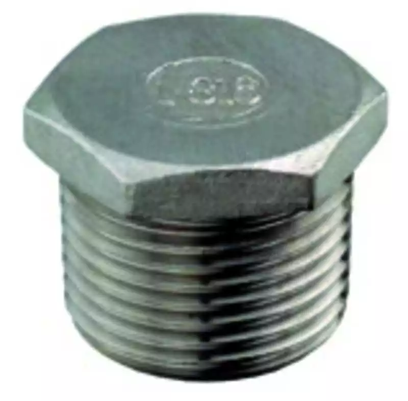 Bouchon inox Male 1" diamètre 25mm