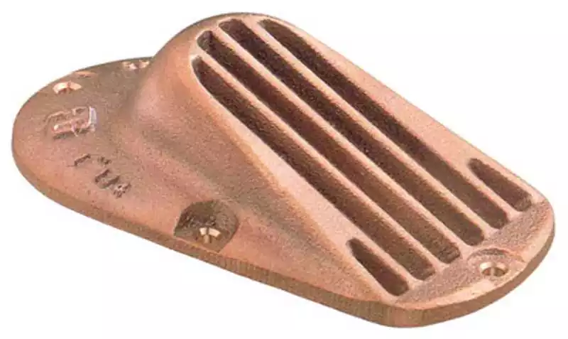 Crépine bronze diamètre 32mm Longueur 136mm Largeur 79mm
