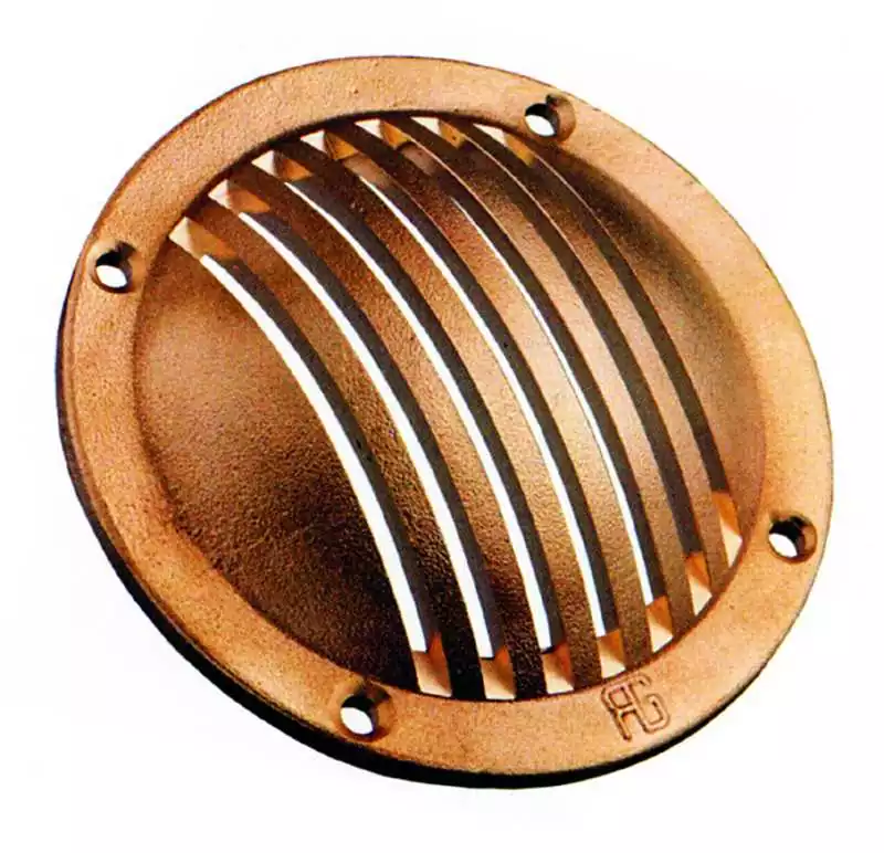 Crépines rondes laiton diamètre extérieur 80 mm diamètre intérieur 54 mm