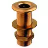 Passe-coque laiton 1"1/4 pouces diamètre 32mm Longueur 80mm