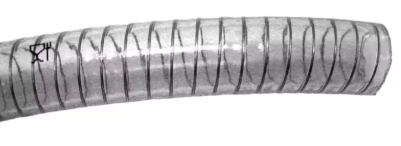 Tuyau alimentaire PVC Spire acier diamètre 12mm vendu par 30 metres