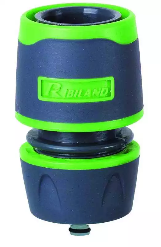 Raccord rapide auto stop 19 mm arrêt automatique de l'eau à la déconnexion en blister