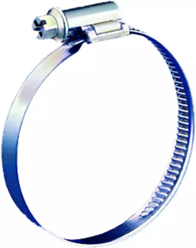 10 colliers inox à bandes pleines 60-80mm Largeur 9mm
