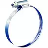 10 colliers inox à bandes pleines 80-100mm Largeur 12mm