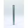 Colonne de table en alu Diamètre 60mm Hauteur 710mm 1 cannelure