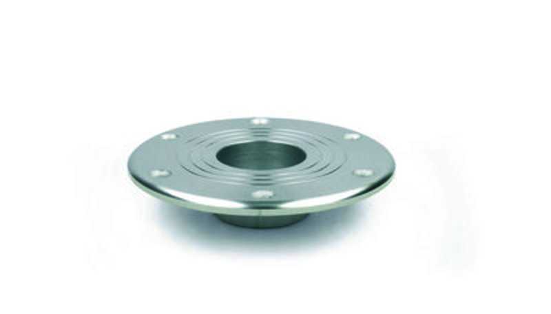 Embase encastrable aluminium diamètre colonne 60mm diamètre de la base 176mm