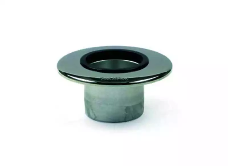 Embase encastrable aluminium diamètre colonne 60mm diamètre de la base Inox poli 140mm