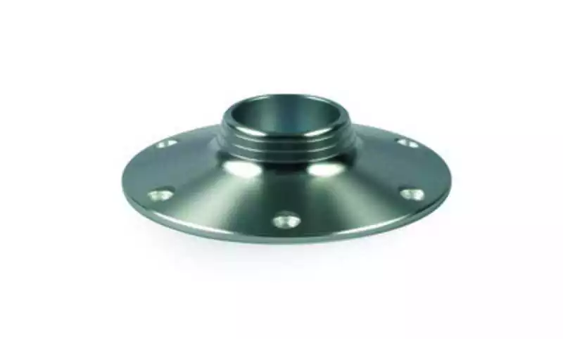 Embase tube aluminium diamètre colonne 60mm diamètre de la base 180mm