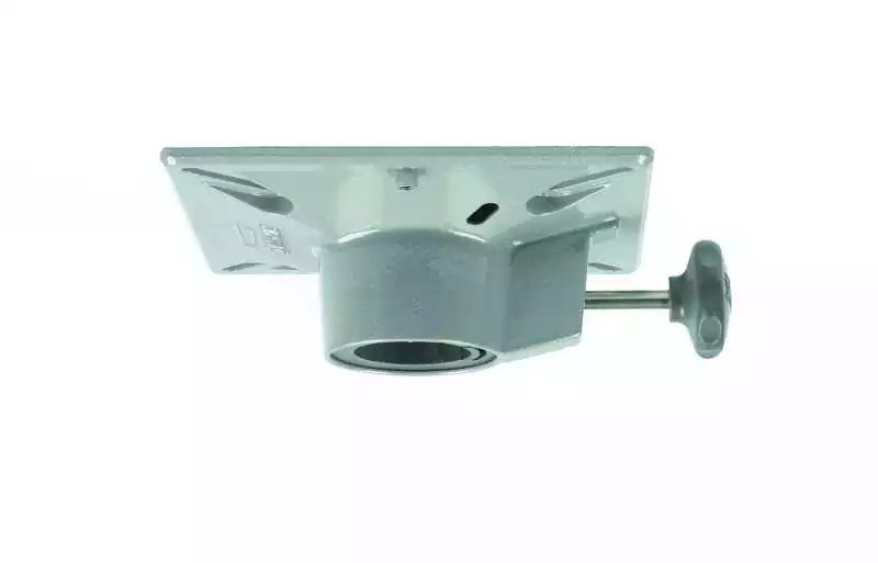 Support de table aluminium diamètre colonne 60mm Longueur 230mm Largeur 230mm