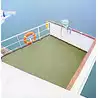 Dalle modulaire en polyéthylène Bleu marine tous types de surfaces 33X33cm