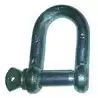 Manille droite galvanisée diamètre 8mm hauteur 30mm charge 438Kg marquée CE