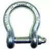 Manille lyre galvanisée 10mm hauteur intérieure 40mm estampillée charge 300Kg