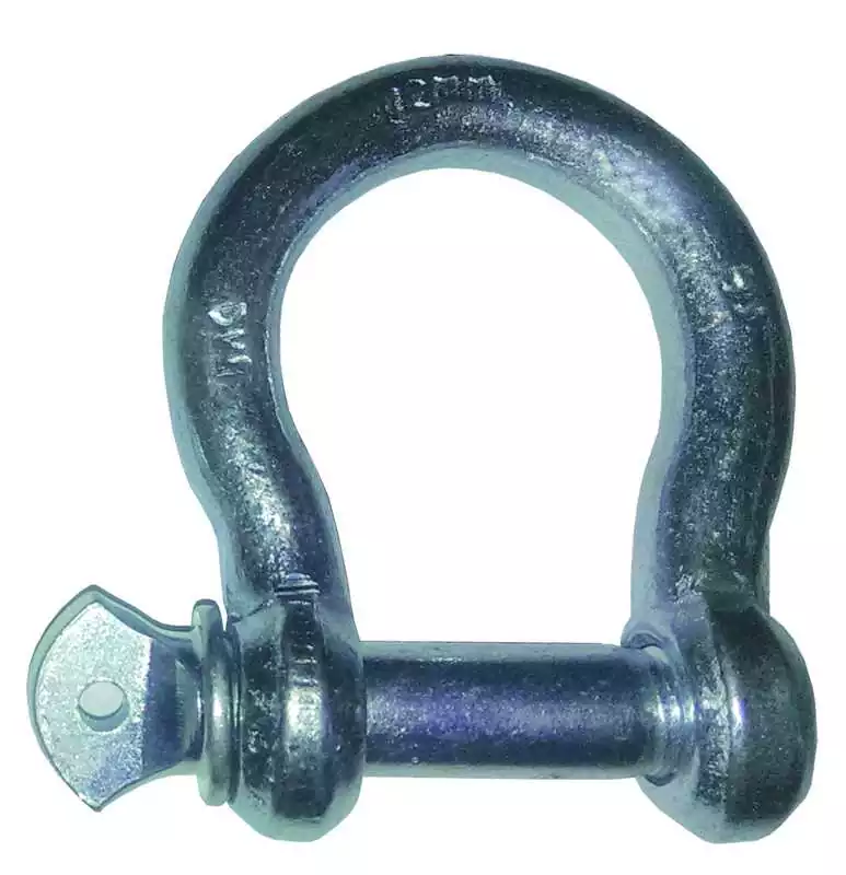 Manille lyre acier galvanisé Ø 12 mm – charge de travail 520 kg
