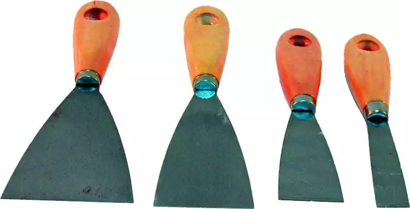 Couteaux de peintre ACIER largeur 60 mm manche en bois