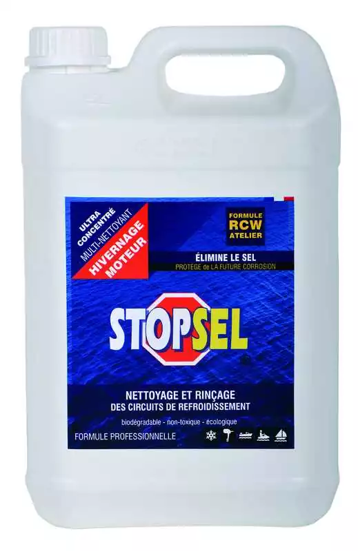 STOPSEL RCW hivernage moteur rinçage circuits refroidissement bidon 5L