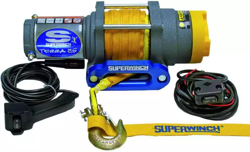 Treuil électrique TERRA 45 SR 2041kg 12V avec câble synthétique 15m