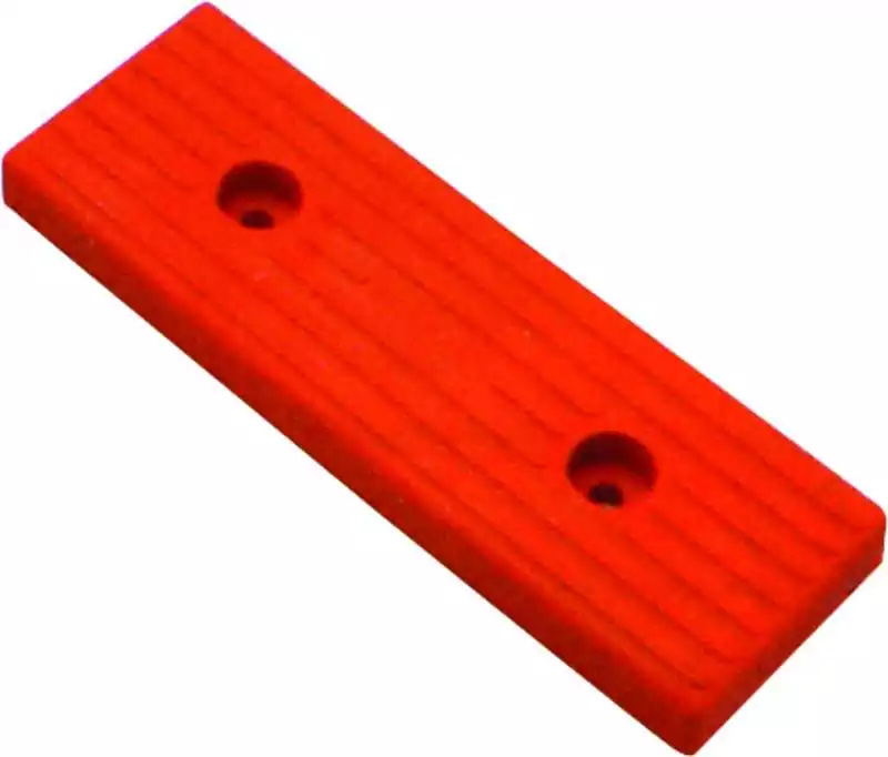 Patin rouge PM 010 Longueur 130mm largeur 100mm