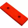 Patin rouge GM 020 Longueur 300mm largeur 100mm
